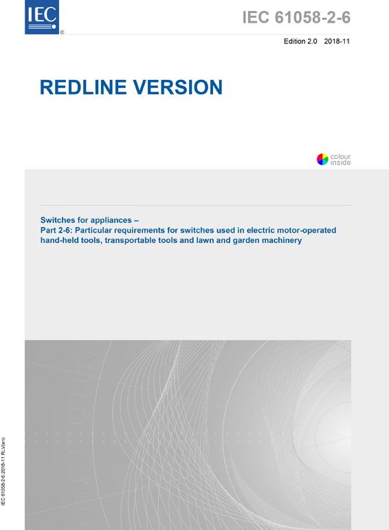 Cover IEC 61058-2-6:2018 RLV